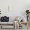 Stupell Industries Minimal White Line Beige Grain Pattern Modern Wall Plaque Art - 3 of 4