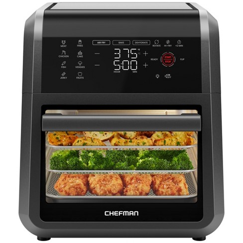 10 Qt. Touchscreen Air outlet Fryer Oven with Premium Accessories Set and Recipe Book