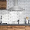 RCA R-RHWM1H30BSS 30 in. Heritage Collection 400 CFM Ducted Wall Mount Range Hood, Push Button Controls, LED Lights, Stainless Steel - 2 of 4