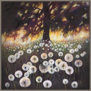 30" x 30" Field of Dreams by Helen White Framed Canvas Wall Art Print - Amanti Art - 1 of 4