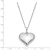 Black Bow Jewelry Sterling Silver Without You Polished Heart Ash Holder Necklace, 18in - 4 of 4