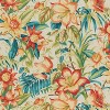 Botanical Glow Tiger Stripe 2pc Squared Edge Seat Cushions - Pillow Perfect - 2 of 4