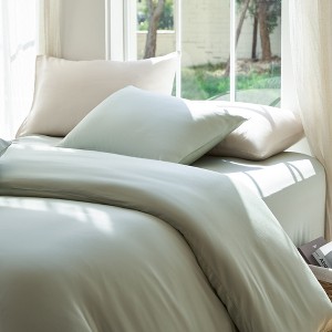 DOZ Bamboo Viscose Duvet Cover Set, Organically Grown Bamboo, Buttery Soft, Cooling, High GSM - 1 of 4
