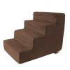 PETMAKER 4-Step Foam Pet Stairs for Puppies, Kittens, and Older Pets (Tan) - image 4 of 4