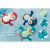 3-Pack Wind-Up Swimming Penguin Bath Toys, Backstroke Motion for Kids 18+ Months - 4 of 4