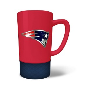 NFL New England Patriots 15oz Jump Mug with Silicone Grip - 1 of 2