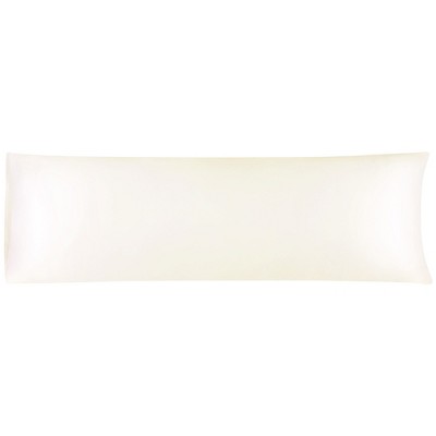 2 Pcs Body 20"x54" Satin Silky for Hair and Skin Pillowcase Cream - PiccoCasa
