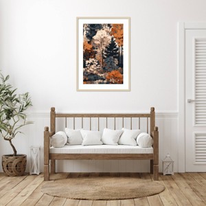 Amanti Art Forest 1 by Justyna Jaszke Wood Framed Wall Art Print - 1 of 4