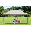 PAGED 10x20 Canopies and Gazebos with 6 Sidewalls, UV and Waterproof Protection, 3 Height Adjustable Outdoor Tent for Weddings, Beach, Khaki - 4 of 4