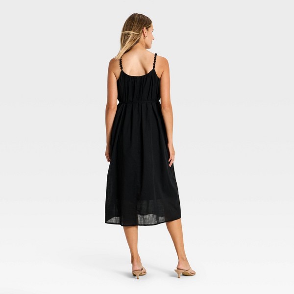 Vestido maxi con cintura ajustable y cuentas para mujer - A New Day™ 2