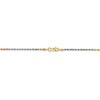 Black Bow Jewelry 1.8mm 14k Tri-Color Gold Diamond Cut Solid Rope Chain Necklace - 4 of 4