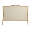 Storied Home Queen Oak Wood Headboard Beige: Upholstered, Freestanding, No Assembly, Spot Clean - 2 of 4