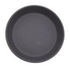 The HC Companies Classic Plastic 16" Round Plant Flower Pot Planter Deep Saucer Drip Tray for Indoor or Outdoor Settings, Fits 17" Pots, Warm Grey - 2 of 2