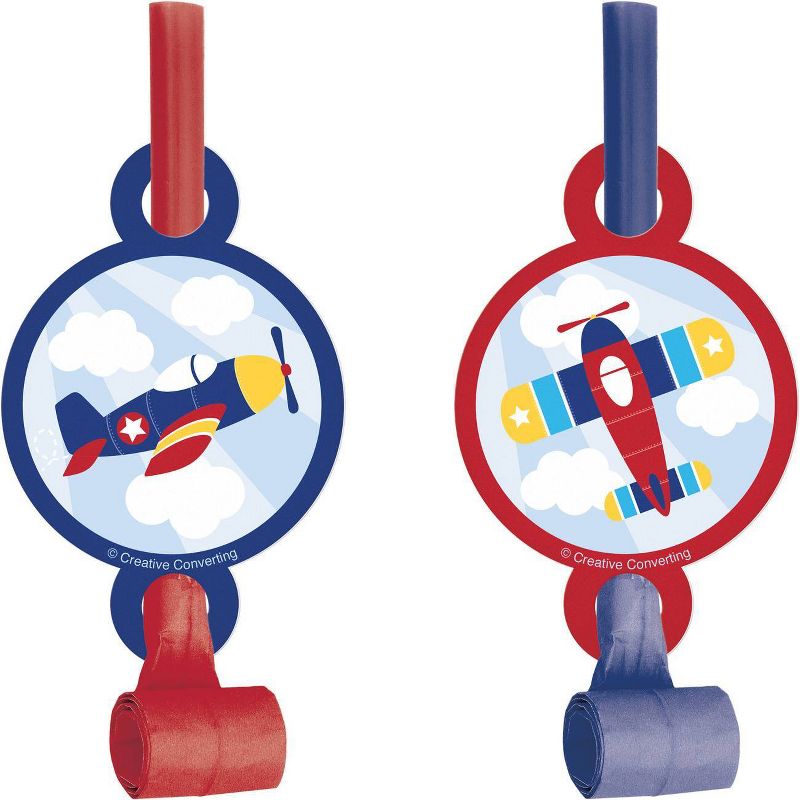 24ct Toy Airplane Party Blowers, 1 of 4