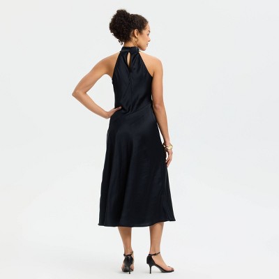 Женские платья A New Day Women's Midi A-Line Dress - A New Day™ Black M — фото 2