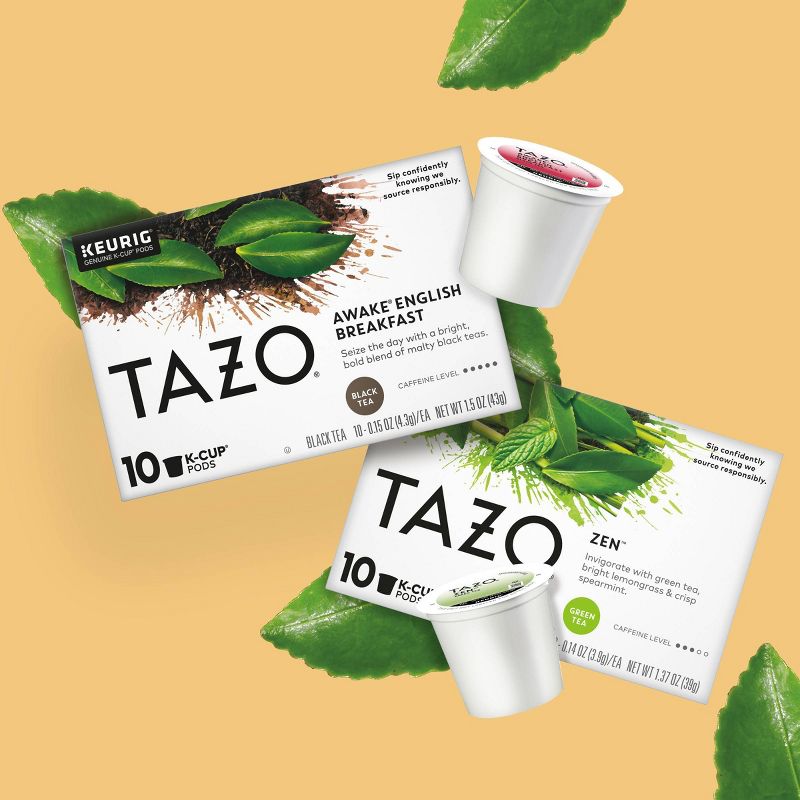 TAZO Awake Black Tea Caffeinated Keurig K-Cup Pods - 22ct, 6 of 8
