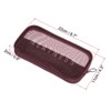 Unique Bargains Portable Zipper Mesh Toiletry Bag Cosmetic Bag for Home Travel Accessories - 2 of 3
