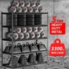 Adjustable Hidden Column Heavy Duty Metal Shelving Unit - 3 of 4