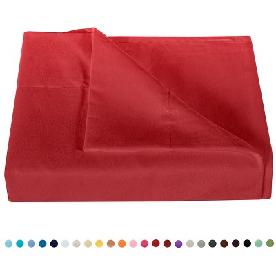 Brushed Microfiber Flat Sheet Only, Super Soft Hotel Quality Top Sheet - NTBAY