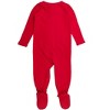 RuffleButts Gender Inclusive Modal Blend Baby One Piece Footie Pajamas - 2 of 2