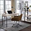 42" Wendral Desk Natural/Black - Acme Furniture: Home Office Workstation with Storage Drawer - 2 of 4
