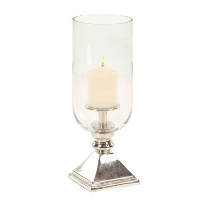 Silver pillar candle clearance holders