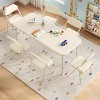 Kids Folding Table and Chairs Set, Toddlers Children's Activity Table and Chairs Set for Dining Room,Daycare,Classrooms - 2 of 4