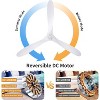 HUMHOLD Wood Ceiling Fan and Remote for Bedroom, Living Room - 3 of 4