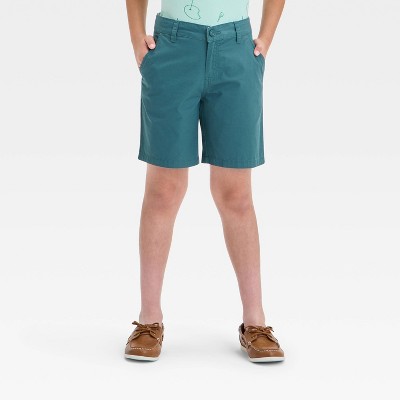 Boys' Regular Fit Flat Front 'At the Knee' Chino Shorts - Cat & Jack™