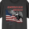 Americana American Spirit Let Freedom Ring Men's Charcoal T-Shirt - image 2 of 3