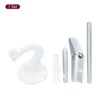 Unique Bargains Plant Wind Chimes Ceiling Hooks and Hangers with Mounting Hardware 1.5" x 1.1" - 3 of 4