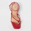 Women's Phoebe Strappy Ball Ornament Heels - A New Day™ - 3 of 4