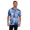 Canada Weather Gear Men’s Printed Camp Collar Shirt – , Super Stretch, 4-Way Stretch, Moisture Wicking, Wrinkle Resistant - 3 of 4