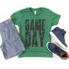 Game Day Block Distressed - Youth Short Sleeve Graphic T-Shirt - 3 of 4