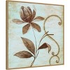 Amanti Art 30" x 30" Floral Souvenir II by Okre Framed Canvas Wall Art Print: Modern Lithograph, Polystyrene Frame - 2 of 4