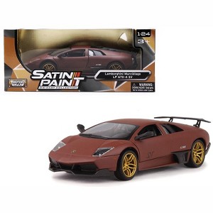 Lamborghini Murcielago LP 670-4 SV Matte Brown 1/24 Diecast Model Car by Motormax - 1 of 3
