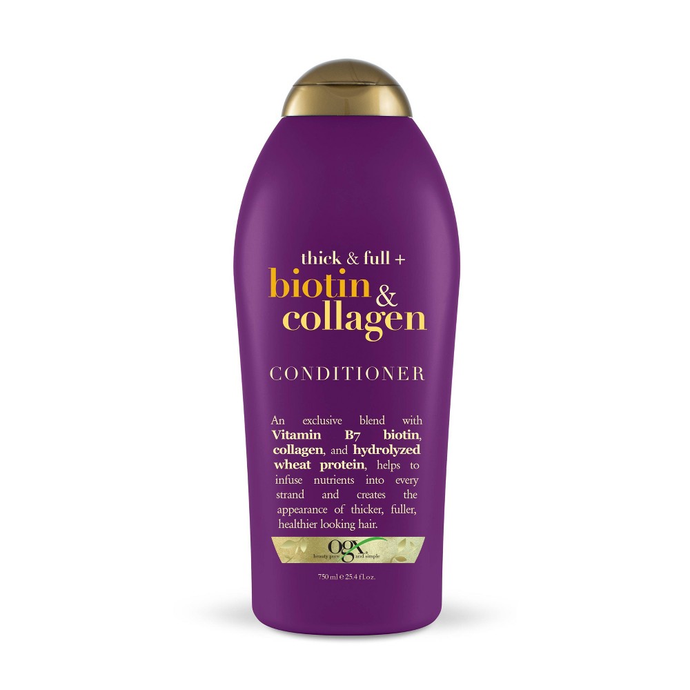 OGX Thick & Full Biotin & Collagen Salon Size Conditioner - 25.4 fl oz