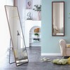 MAYEERTY Full Length Mirror 63X19 Brown Solid Wood Dressing Mirror for Bedroom Store Floor Wall Mounted - 2 of 4