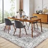 Coucheta Vintage Washable Area Rug – Distressed Non-Slip Rug, Ultra-Thin Stain-Resistant Carpet for Living Room & Entryway - 3 of 4