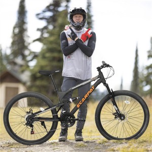 VASIP 26" Mountain Bike, 21 Speeds Steel Mountain Bike, Disc Brakes and Dual/Full Suspension MTB, Adult Sport Bicycle for Trail, Snow, Commuter - 1 of 4