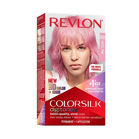 erklære Temmelig Sædvanlig Revlon Colorsilk Digitones Permanent Hair Color With Keratin - 95d Pastel  Pink - 4.4 Fl Oz : Target