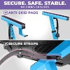 Liquid Stands Piano Keyboard Stand - Z Style Adjustable and Portable Keyboard Stand for Kids and Adults - Fits 54-88 Key Electric Pianos (Light Blue) - 3 of 4