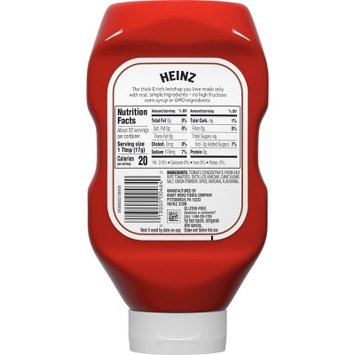 Heinz Simply Heinz Tomato Ketchup - 31oz