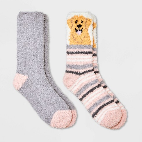 Women's 6pk Cozy Low Cut Socks - 4-10 : Target