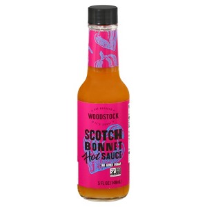 Woodstock Hot Sauce - Scotch Bonnet - Case of 12 - 5 fl oz - 1 of 1