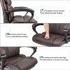 LACOO Faux Leather Ergonomic Mid-Back Desk Chair - 4 of 4