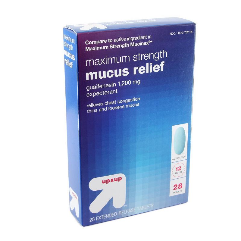 Maximum Strength Mucus Relief Tablets - up & up™, 4 of 5