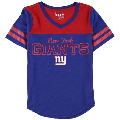 Touch by G-III Womens New York Giants Rhinestone Embellished T-Shirt