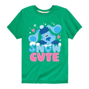 Boys' - Blue's Clues & You! - Snow Cute Short Sleeve Graphic T-Shirt - 1 of 4