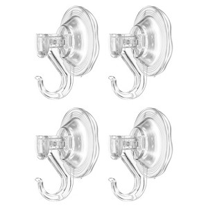 Unique Bargains Waterproof Reusable Load 6.6 lbs Suction Cup Hooks and Hangers - 1 of 3